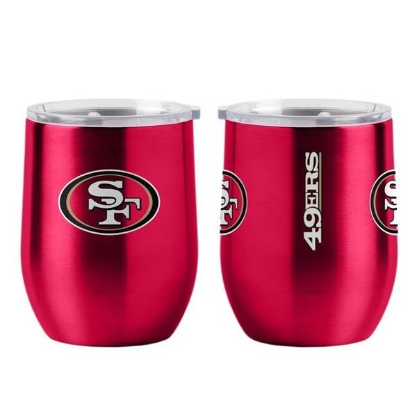 Boelter Brands Boelter 8886069119 NFL San Francisco 49ers Travel Tumbler Ultra Curved Beverage; 16 oz 8886069119